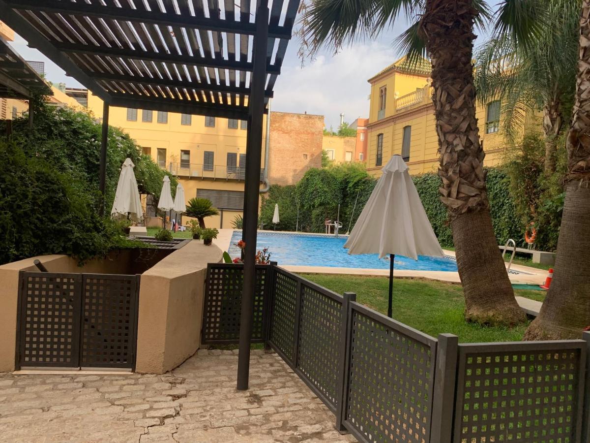 Apartamento Proximo Al Centro De 2 Dormitorios Con Piscina. Sevilla Eksteriør billede